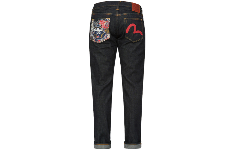 Lookbook EVISU SS21 Celana Jeans Hitam Motif Printed Denim 2ESHTM1JE11510