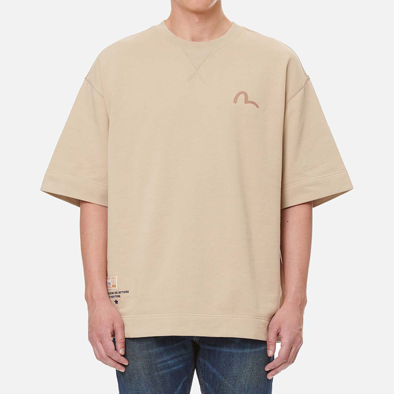 Shop EVISU SS21 海鸥标志印花卫衣 2ESHTM1SW303LF