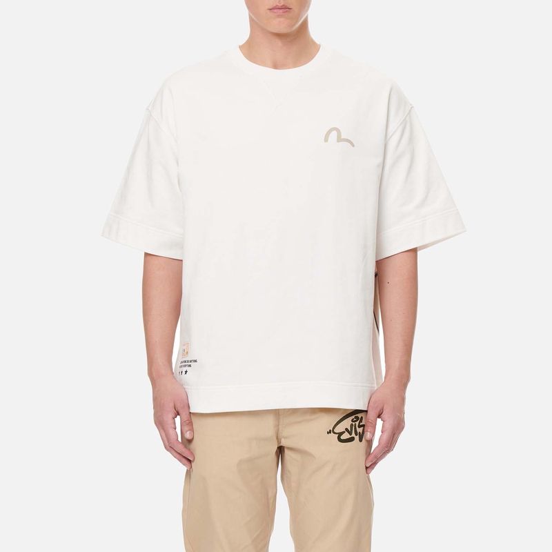 Cheap EVISU SS21 海鸥标志印花卫衣 2ESHTM1SW303LF