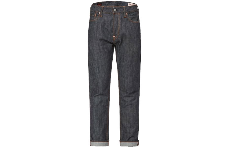 EVISU SS22  Big M Print Denim Jeans in Blue. 2ESHTM2JE90117CT