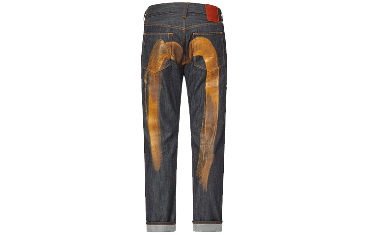 Lookbook EVISU SS22 Celana Jeans Denim Big M Print Warna Biru. 2ESHTM2JE90117CT