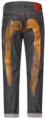 EVISU SS22 Celana Jeans Denim Big M Print Warna Biru. 2ESHTM2JE90117CT Lookbook EVISU SS22 Celana Jeans Denim Big M Print Warna Biru. 2ESHTM2JE90117CT