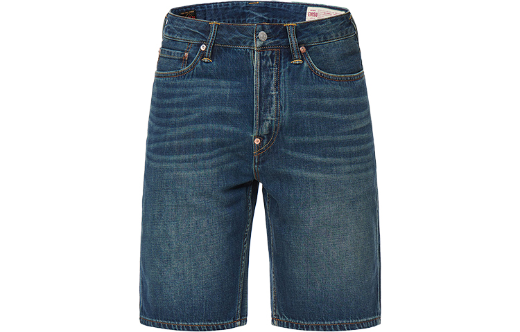 Order EVISU SS22 ビッグMプリントデニムショーツ ブルーデニム 2ESHTM2DS209XXCT