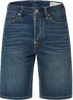 EVISU SS22 ビッグMプリントデニムショーツ ブルーデニム 2ESHTM2DS209XXCT Order EVISU SS22 ビッグMプリントデニムショーツ ブルーデニム 2ESHTM2DS209XXCT