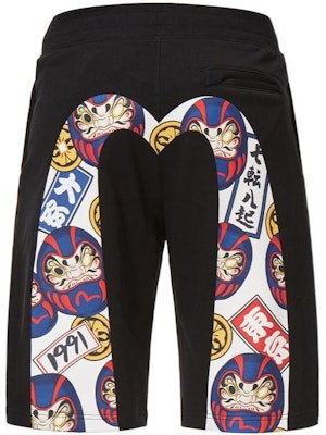Pantalones Cortos Casuales Negros EVISU SS22 Fit Relajado Logo Gran M Daruma 2ESHTM2ST326XXCT Buy Pantalones Cortos Casuales Negros EVISU SS22 Fit Relajado Logo Gran M Daruma 2ESHTM2ST326XXCT