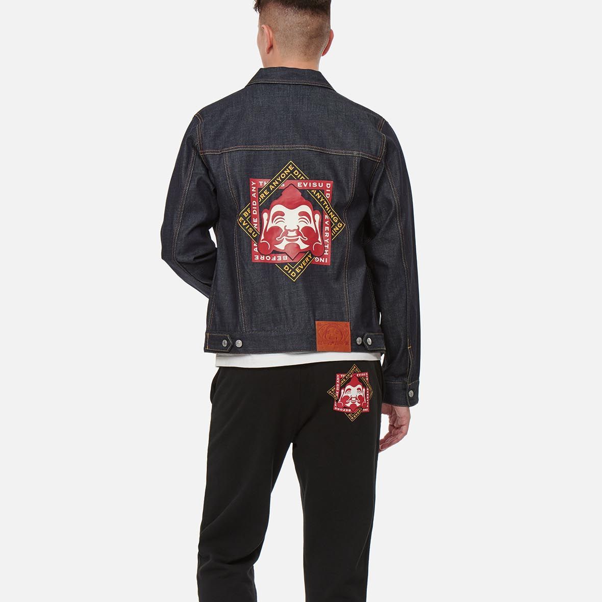 Purchase EVISU SS22 佛像印花牛仔外套 - 牛仔藍 2ESEPM2DJ720XXCT