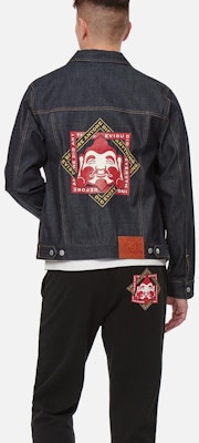 EVISU SS22 佛像印花牛仔外套 - 牛仔藍 2ESEPM2DJ720XXCT Purchase EVISU SS22 佛像印花牛仔外套 - 牛仔藍 2ESEPM2DJ720XXCT