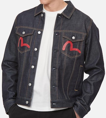 EVISU SS22 佛像印花牛仔外套 - 牛仔藍 2ESEPM2DJ720XXCT Details for EVISU SS22 佛像印花牛仔外套 - 牛仔藍 2ESEPM2DJ720XXCT