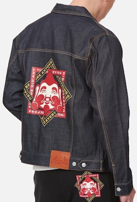 EVISU SS22 佛像印花牛仔外套 - 牛仔藍 2ESEPM2DJ720XXCT Sizing EVISU SS22 佛像印花牛仔外套 - 牛仔藍 2ESEPM2DJ720XXCT