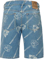 Lookbook EVISU SS22 藍色佛像印花牛仔短褲 2ESHTM2DS210XXCT