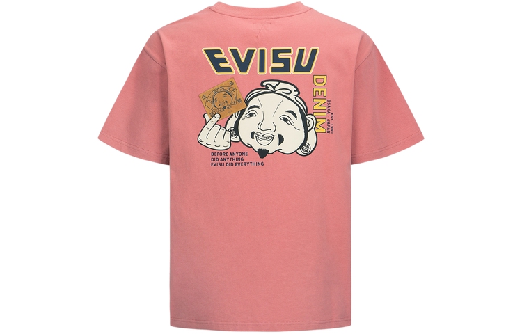 Order EVISU SS22 Camiseta de Manga Corta con Estampado de Buda 2ESHTM2TS536RXCT
