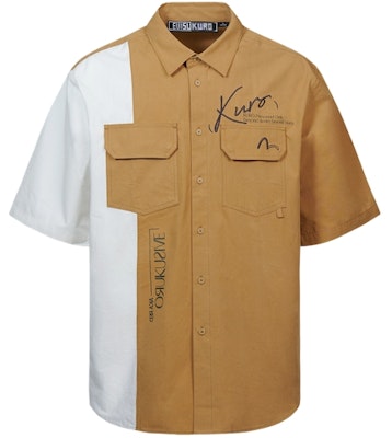 EVISU SS22 配色短袖襯衫附刺繡及Logo印花設計 2ESGNM2SS291OSCT Order EVISU SS22 配色短袖襯衫附刺繡及Logo印花設計 2ESGNM2SS291OSCT