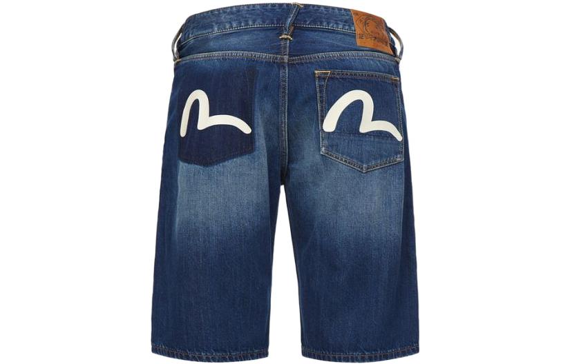 Lookbook EVISU SS22 デニムブルー プリントポケット付きボタンアップショーツ 2ESADM2DS116XXCT