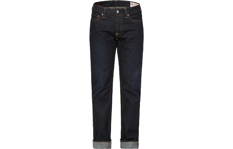 EVISU SS22  Denim Jeans with Small Seagull Patch in Blue. 2ESADM2JE14210CT