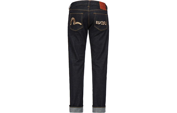 EVISU SS22  Denim Jeans with Small Seagull Patch in Blue. 2ESADM2JE14210CT 圖 3