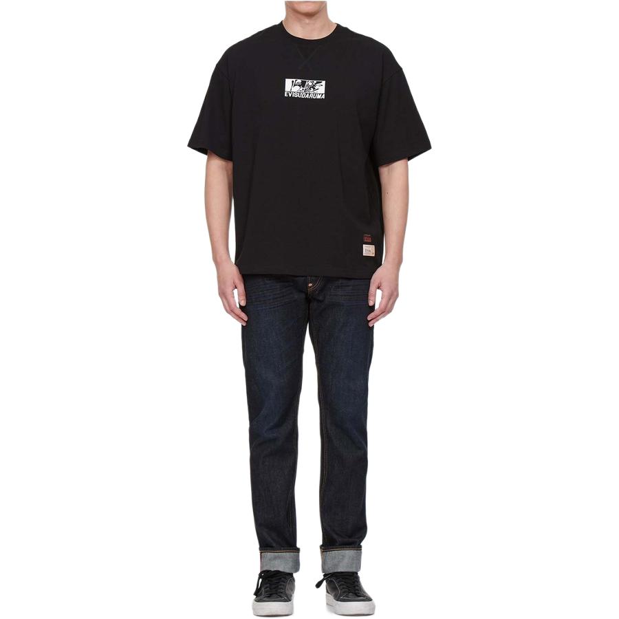 EVISU SS22  Denim Jeans with Small Seagull Patch in Blue. 2ESADM2JE14210CT 圖 7