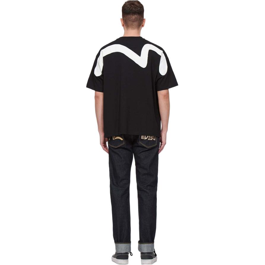 EVISU SS22  Denim Jeans with Small Seagull Patch in Blue. 2ESADM2JE14210CT 圖 8