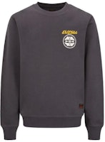 EVISU SS22 Floral Logo Print Long Sleeve Pullover Sweatshirt Dark Grey. 2ESEPM2SW442XXCT EVISU SS22 Floral Logo Print Long Sleeve Pullover Sweatshirt Dark Grey. 2ESEPM2SW442XXCT
