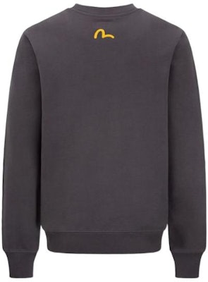 EVISU SS22 花卉標誌印花長袖套頭衫 深灰色。 2ESEPM2SW442XXCT Lookbook EVISU SS22 花卉標誌印花長袖套頭衫 深灰色。 2ESEPM2SW442XXCT