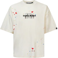 Order EVISU SS22 彩色潑漆刺繡字母短袖T恤 2ESGNM2TS594BZCT