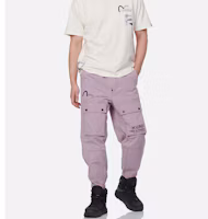 Details for EVISU SS22 紫色刺繡錦緞圖案運動褲 2ESGNM2JO184FFCT