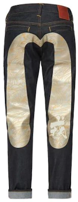 EVISU SS22 Seluar Jeans Slim Fit Corak ''M'' Emas - Denim Biru 2ESHTM2JE90317CT Buy EVISU SS22 Seluar Jeans Slim Fit Corak ''M'' Emas - Denim Biru 2ESHTM2JE90317CT