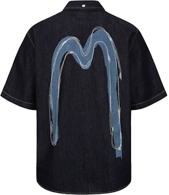 Camisa Vaquera EVISU SS22 Big M Bordado Azul Denim 2ESHTM2SS269RXDN Lookbook Camisa Vaquera EVISU SS22 Big M Bordado Azul Denim 2ESHTM2SS269RXDN