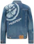 Lookbook EVISU SS22 Jaket Denim Bunga Deconstructed Biru Denim. 2ESHTM2DJ716XXCS
