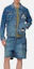 Details for EVISU SS22 Jaket Denim Bunga Deconstructed Biru Denim. 2ESHTM2DJ716XXCS