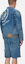 Sizing EVISU SS22 Jaket Denim Bunga Deconstructed Biru Denim. 2ESHTM2DJ716XXCS