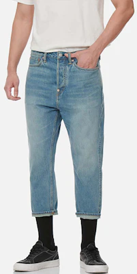 EVISU SS22 Lucky Cat & Daruma Jeans Denim Biru Pria Model Tapered. 2ESHTM2JE90827CT Shop EVISU SS22 Lucky Cat & Daruma Jeans Denim Biru Pria Model Tapered. 2ESHTM2JE90827CT