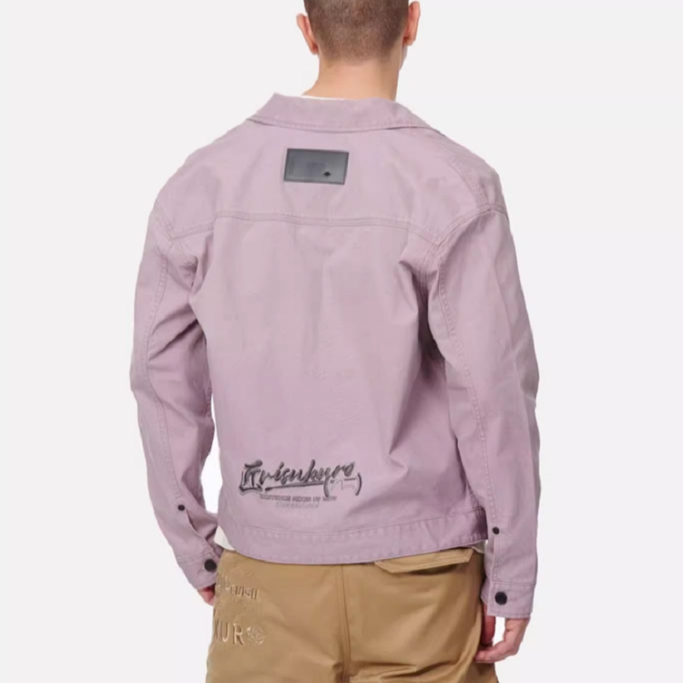 EVISU SS22 Purple Utility Pocket Work Jacket - Fall Season 2ESGNM2JK739LFCTPURL 圖 5