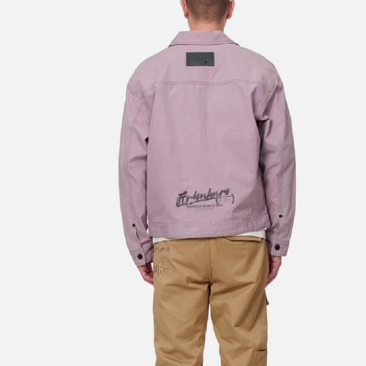 EVISU SS22 Purple Utility Pocket Work Jacket - Fall Season 2ESGNM2JK739LFCTPURL 圖 6