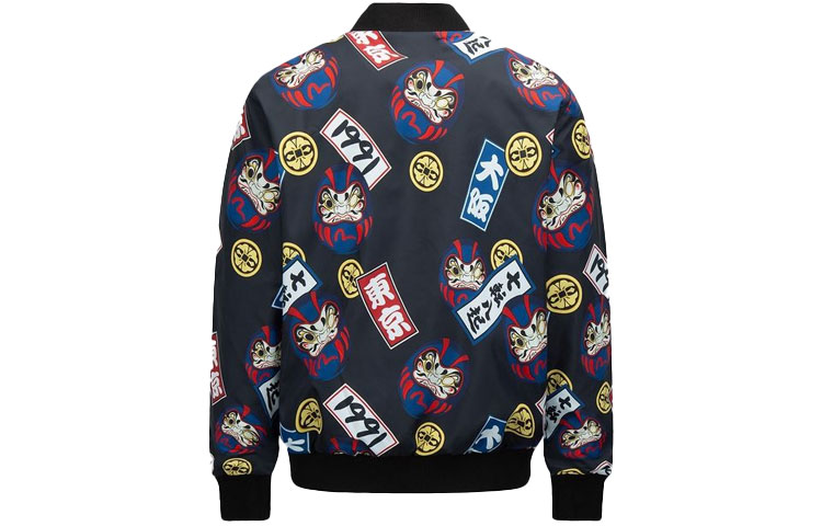 Lookbook EVISU SS22 Reversible Cartoon Daruma Print Jacket Multi/Black  Jacket 2ESHTM2JK786RXNY