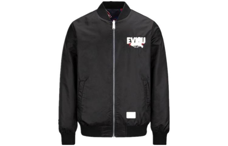 Shop EVISU SS22 Reversible Cartoon Daruma Print Jacket Multi/Black  Jacket 2ESHTM2JK786RXNY