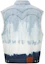 Lookbook Chaleco Vaquero Tie-Dye EVISU SS22 Hombre - Denim Azul con Diseño Gran M. 2ESHTM2VS711XXDN