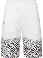 EVISU SS22 White Letter Print Casual Straight Shorts for Men. 2ESHTM2ST325XXCT EVISU SS22 White Letter Print Casual Straight Shorts for Men. 2ESHTM2ST325XXCT