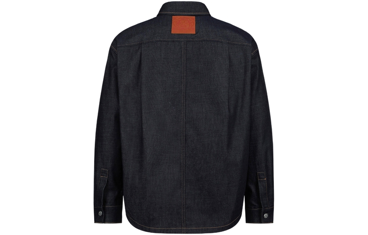 Lookbook EVISU SS23 Kemeja Denim Biru Corak Ombak & Sulaman Burung Camar. 2ESHTM3SJ111LFCT