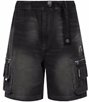 EVISU SS23 Seagull Embroidery Pocket Shorts in Dark Gray. 2ESGNM3SH221RXCT EVISU SS23 Seagull Embroidery Pocket Shorts in Dark Gray. 2ESGNM3SH221RXCT