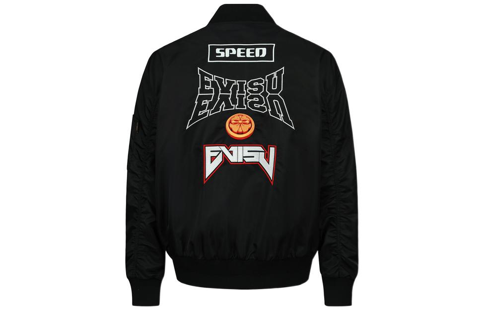 EVISU SS23 Black Long Sleeve Jacket with Logo Print and Zipper 2ESHTM3JK233LFNY 圖 3