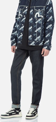 EVISU SS23 深藍色海鷗印花牛仔扣襠褲 2ESHTM3JE14117CT Purchase EVISU SS23 深藍色海鷗印花牛仔扣襠褲 2ESHTM3JE14117CT