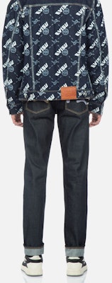 EVISU SS23 深藍色海鷗印花牛仔扣襠褲 2ESHTM3JE14117CT Details for EVISU SS23 深藍色海鷗印花牛仔扣襠褲 2ESHTM3JE14117CT