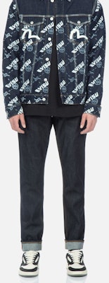 EVISU SS23 深藍色海鷗印花牛仔扣襠褲 2ESHTM3JE14117CT Sizing EVISU SS23 深藍色海鷗印花牛仔扣襠褲 2ESHTM3JE14117CT