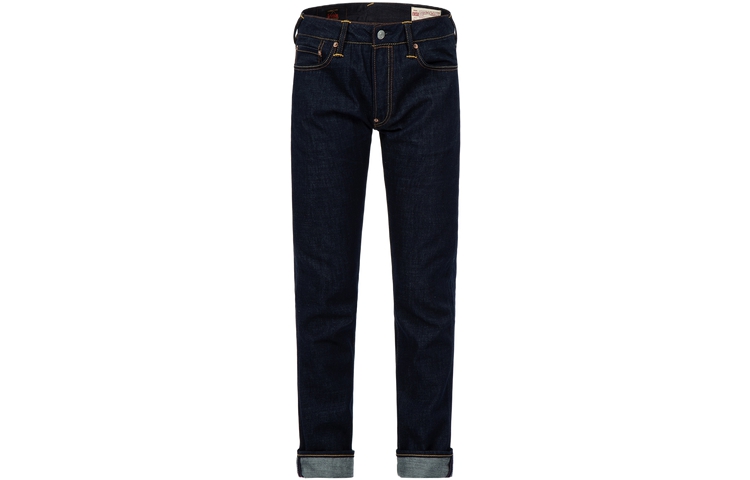 Lookbook EVISU SS23 塗鴉達摩修身牛仔褲 丹寧藍 2ESHTM3JE91010CT