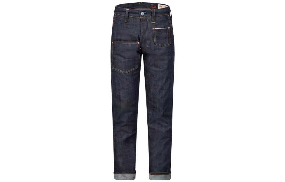 EVISU SS23 Hand-painted Seagull Straight Jeans  Denim Blue 2EAJXM2JE268XXCT