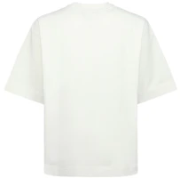 Lookbook EVISU SS23 Taiko Daruma Graphic Print Short Sleeve Sweatshirt Unisex White 2ESHTM3SW326OSCT