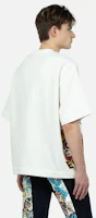 Purchase EVISU SS23 Taiko Daruma Graphic Print Short Sleeve Sweatshirt Unisex White 2ESHTM3SW326OSCT