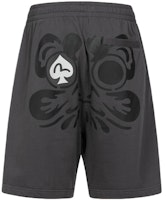 EVISU SS24 Charcoal Grey Daruma Print Casual Shorts. 2ESHTM4ST1061FFCT EVISU SS24 Charcoal Grey Daruma Print Casual Shorts. 2ESHTM4ST1061FFCT