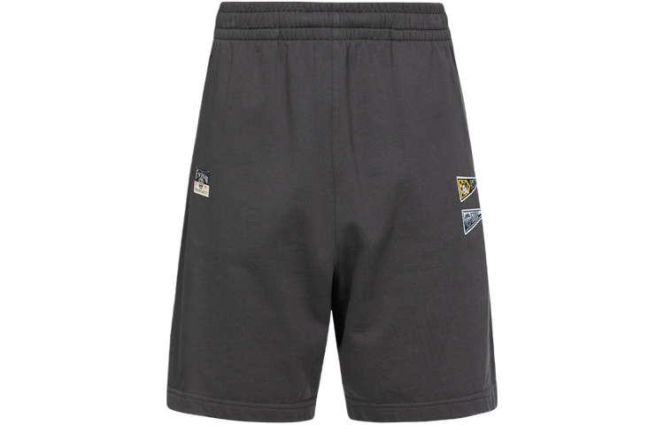 Lookbook EVISU SS24 チャコールグレー ダルマプリント カジュアルショーツ. 2ESHTM4ST1061FFCT