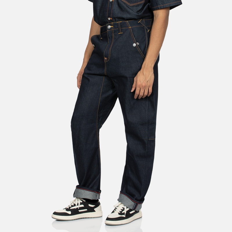 EVISU SS24  Seagull Embroidered 3D Tailored Denim Jeans 2ESHTM4JE70333DDN 圖 5